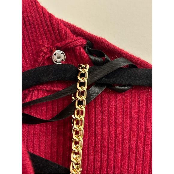 NWT Sam Edelman 2-in-1 sweater & dress set holiday party Valentine's Day medium - Picture 12 of 15